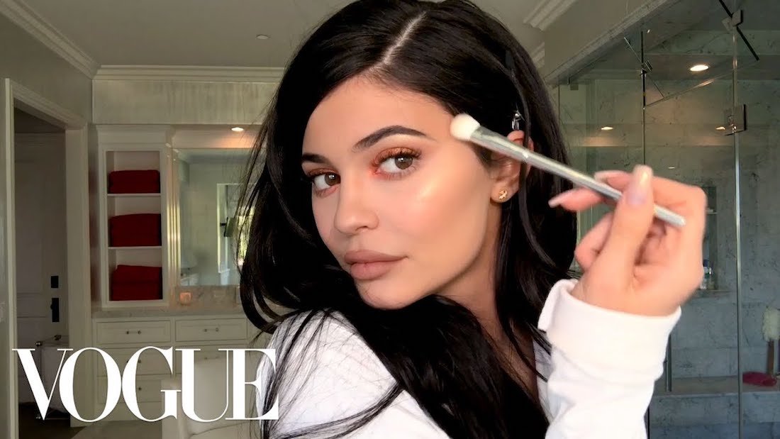 kylie jenner makeup routine